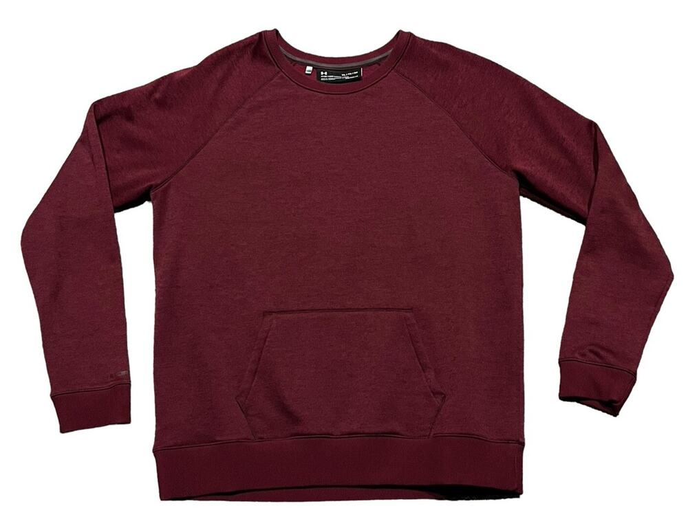 Under Armour Storm Cold Gear Fitted Women's Fleece Top Maroon XL